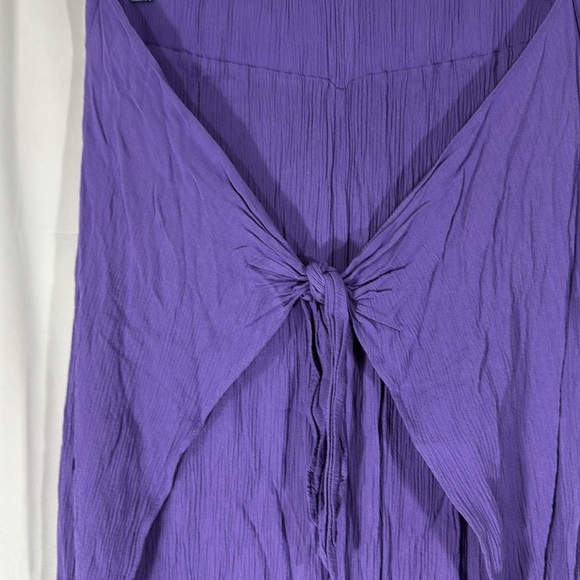 Mara Hoffman Swim Resort Cover-Up Skirt Pants Purple Large – Convertible Beach - Picture 4 of 9